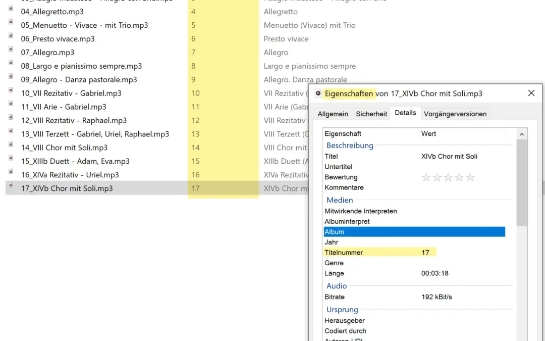Musik-Dateien für USB-Sticks