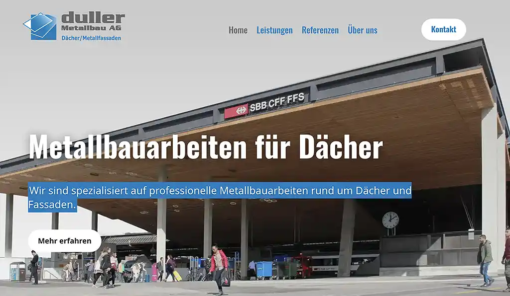 Duller Metallbau AG für Fassaden und Dächer